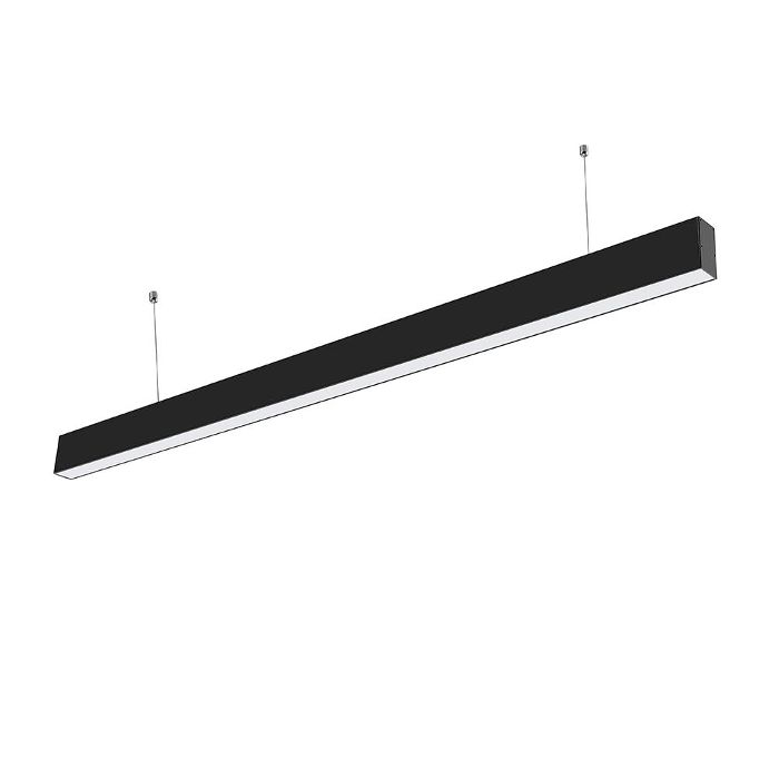 Image du produit 1: V-TAC 40W LED Linear Light SAMSUNG CHIP Hanging Suspension Black Body 3000K 1200x35x67mm