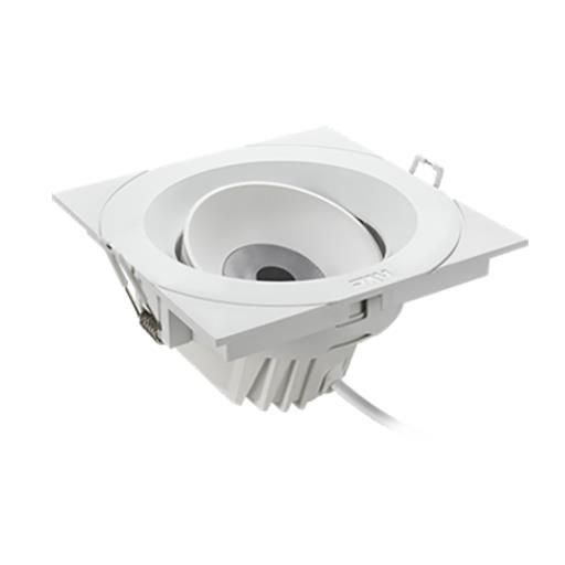 Product image 1: NLED5601AE3 15W 5700K 24°单头格栅射灯(椭圆)