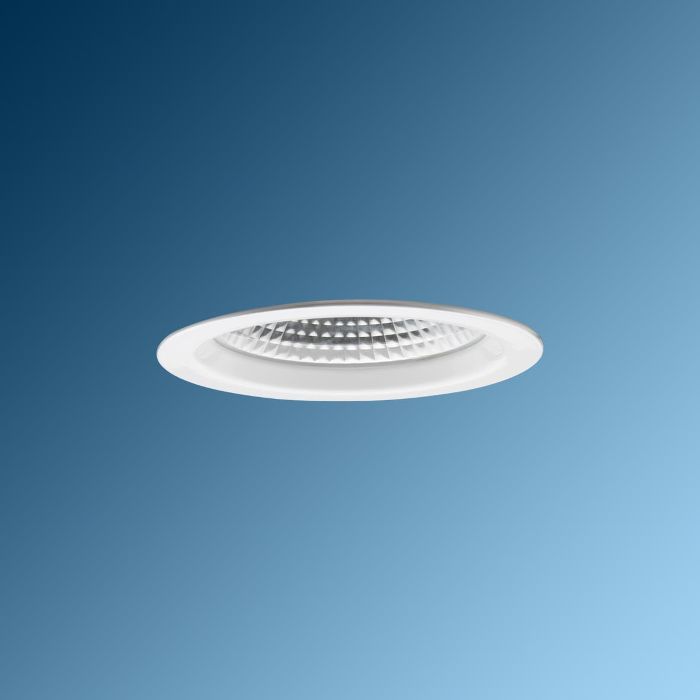 Imagen de productos 1: DIANA 1300Lm 14W AC Direct LED Downlight luminaire ,4000K , Ø150mm , Anodized Reflector , Clear PMMA Diffuser, White Body