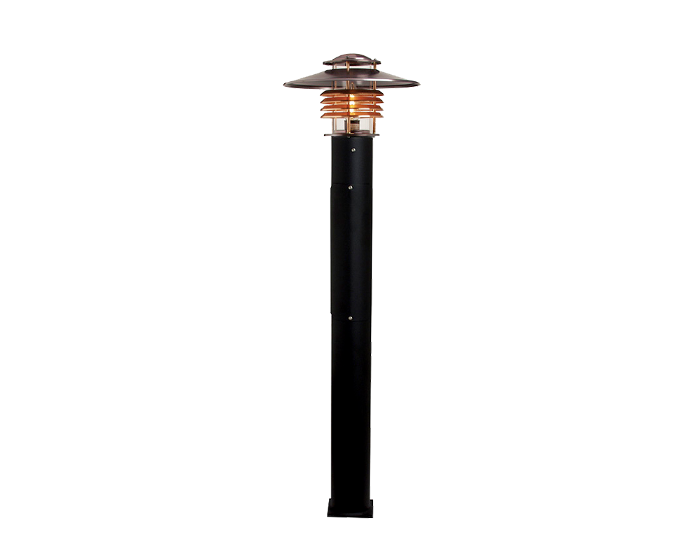 Product image 1: Arnäs E27 Bollard Foot Plate 3000K 10W Copper