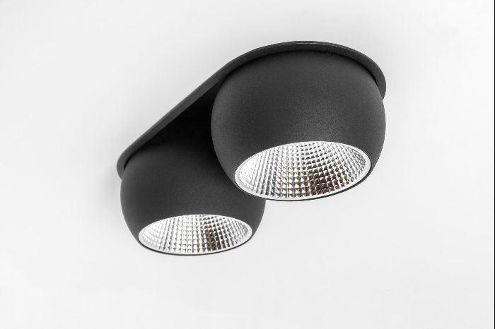 Product image 1: Marbul recessed 115 2x LED GE 2700K spot white struc
