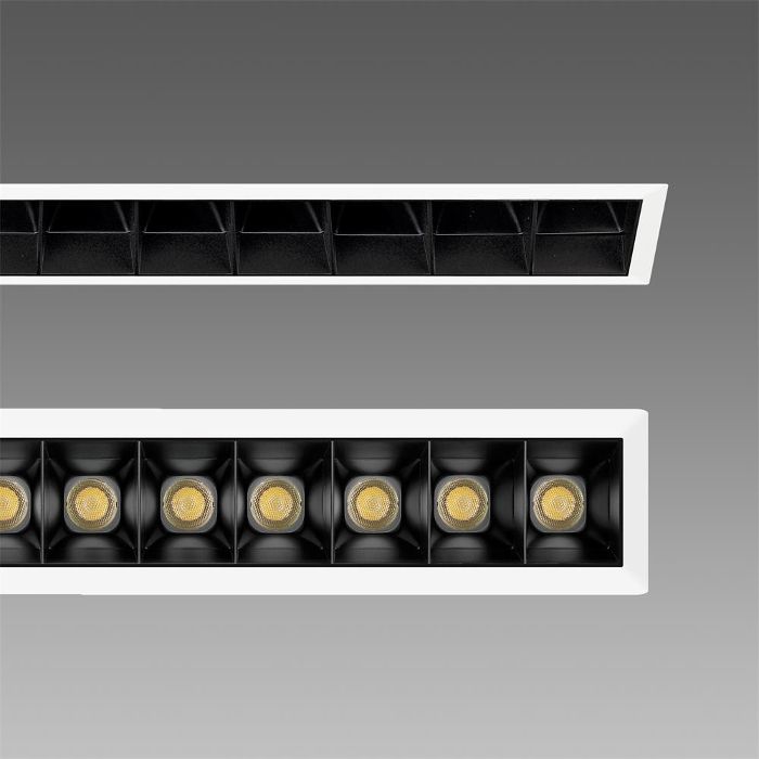 产品图片 1: M10 - recessed - UGR<lt/>16 3000K CRI 90 24W CLD White